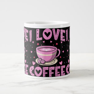 Ik hou van koffie - Funny Coffee Drinker Cafeïne A Extra Grote Beker