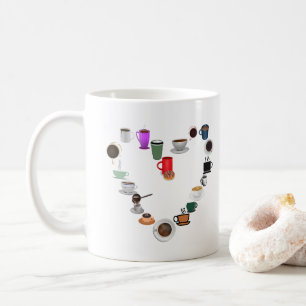 Ik hou van koffie koffiemok