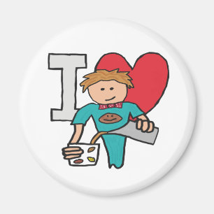 Ik hou van koffie magneet