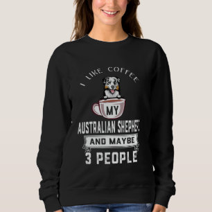 Ik Hou Van Koffie Mijn Australische Herder Hond Mi Trui