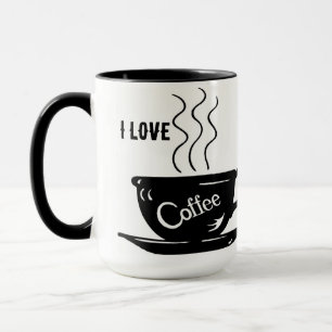 Ik hou van koffie mok
