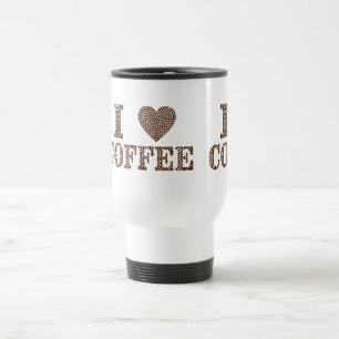 Ik hou van koffie reisbeker