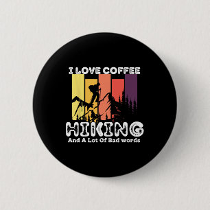 Ik hou van koffie ronde button 5,7 cm