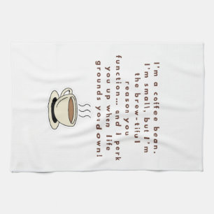 Ik hou van koffie theedoek