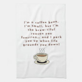 Ik hou van koffie theedoek (Verticaal)