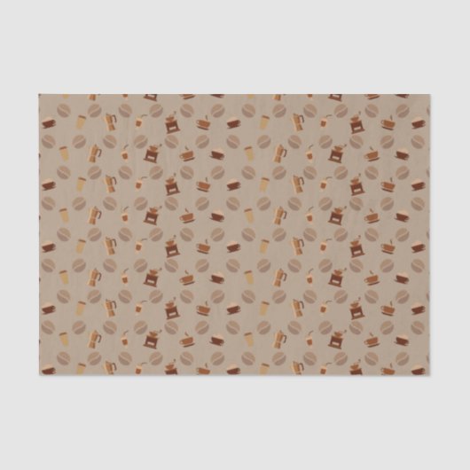 Ik hou van koffie tissuepapier (Voorkant)