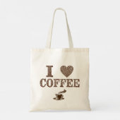 Ik hou van koffie Tot Bag Tote Bag (Achterkant)