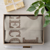 Ik hou van koffiepapier tissuepapier (Geschenk)
