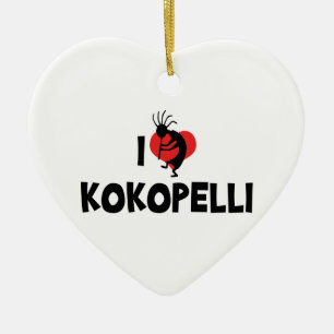 Ik hou van Kokopelli Ornament