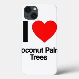 Ik hou van kokospalmbomen iPhone 13 hoesje