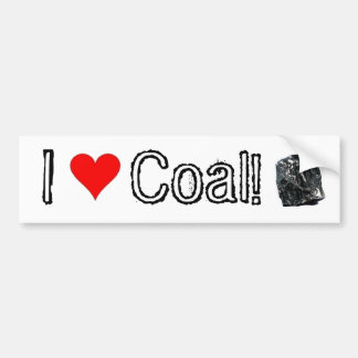 Ik hou van kolen!  - Coal supporter bumper sticker