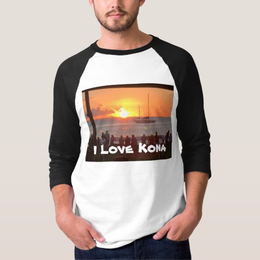 Ik hou van Kona 2 T-shirt (Voorkant)