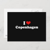 IK HOU VAN KOPENHAGEN BRIEFKAART (Voorkant / Achterkant)