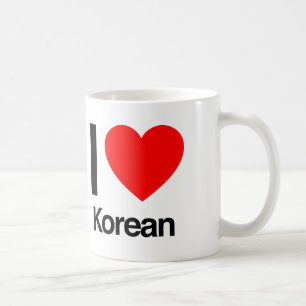 Ik hou van Koreaans Koffiemok