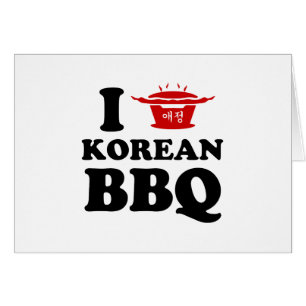Ik hou van Koreaanse BBQ (고기구이) Kaart