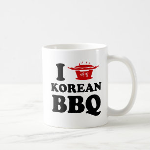 Ik hou van Koreaanse BBQ (고 기 구 이) Koffiemok