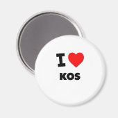 Ik hou van Kos Magneet (Voorkant / Achterkant)