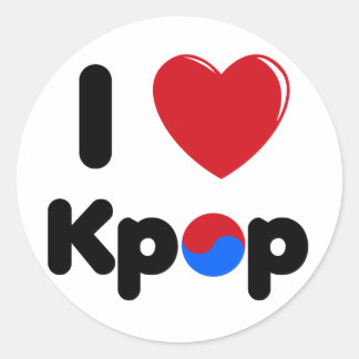 Ik hou van kpop sticker