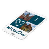 Ik hou van Krakau Magneet (Linkerzijde)