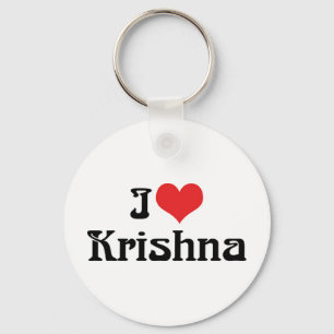 Ik hou van Krishna Sleutelhanger