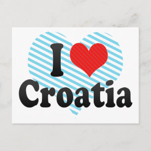 Ik hou van Kroatië Briefkaart