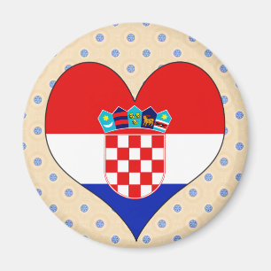 Ik hou van Kroatië Magneet