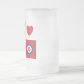 Ik hou van krullen, bier mok (Center)