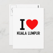 Ik hou van Kuala Lumpur Briefkaart (Voorkant / Achterkant)