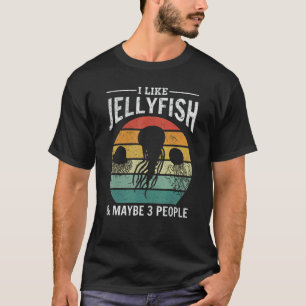 Ik hou van kwallen & misschien 3 mensen kwallen Je T-shirt