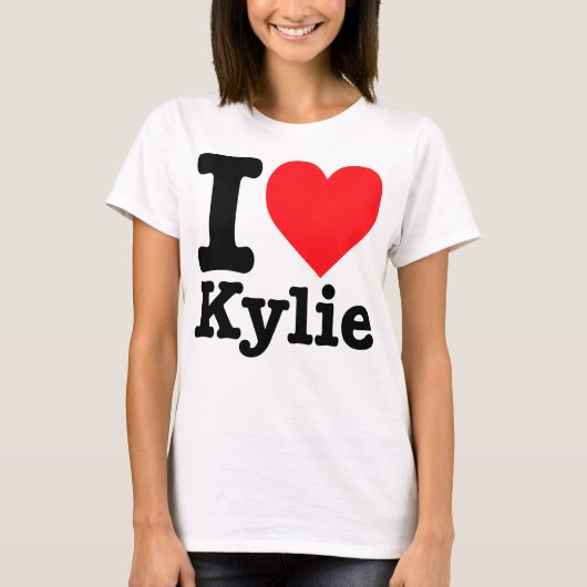 "Ik hou van Kylie" T-shirt (Voorkant)