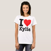 "Ik hou van Kylie" T-shirt (Voorkant volledig)