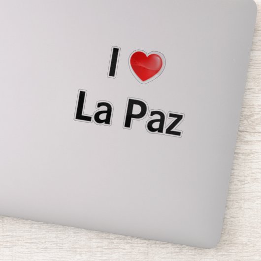 Ik hou van La Paz Sticker (Detail)