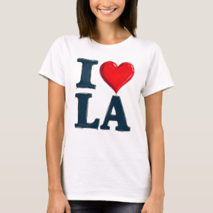 Ik hou van LA T-shirt