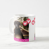 Ik hou van Labradors Mok (Voorkant links)