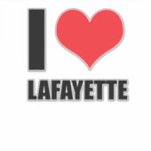 Ik hou van Lafayette Sticker (Voorkant)