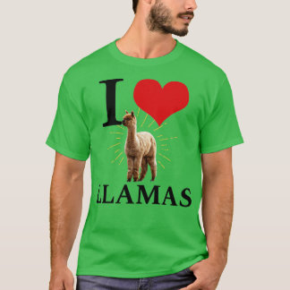 Ik hou van lama's t-shirt