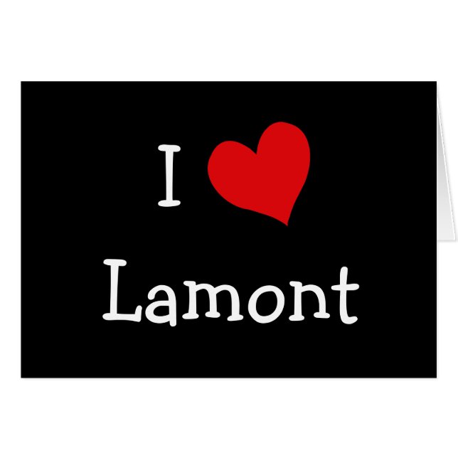 Ik hou van Lamont (Voorkant Horizontaal)