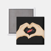 Ik hou van Lanzarote Imán Magneet (Voorkant / Achterkant)