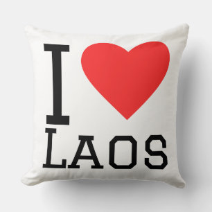 Ik hou van Laos Kussen