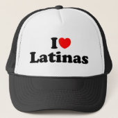 Ik hou van latinas trucker pet (Voorkant)