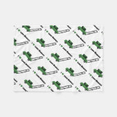 Ik hou van Lawn Mowers Fleece Deken (Voorkant (Horizontaal))