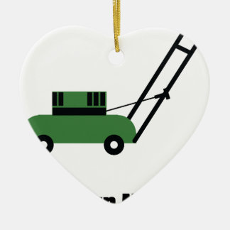 Ik hou van Lawn Mowers Keramisch Ornament