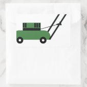 Ik hou van Lawn Mowers Rechthoekige Sticker (Tas)