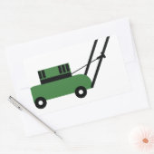 Ik hou van Lawn Mowers Rechthoekige Sticker (Envelop)