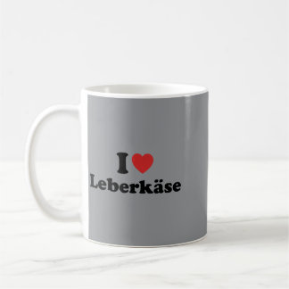 Ik hou van Leberkäse Foodie Food Liefhebber Koffiemok