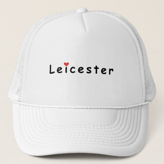 Ik hou van Leicester Trucker Pet (Voorkant)