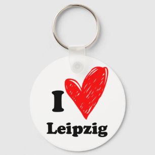 Ik hou van Leipzig Sleutelhanger