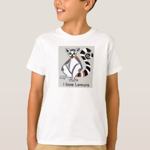 Ik hou van LEMURS - Wildlife warrior - Natuur T-shirt