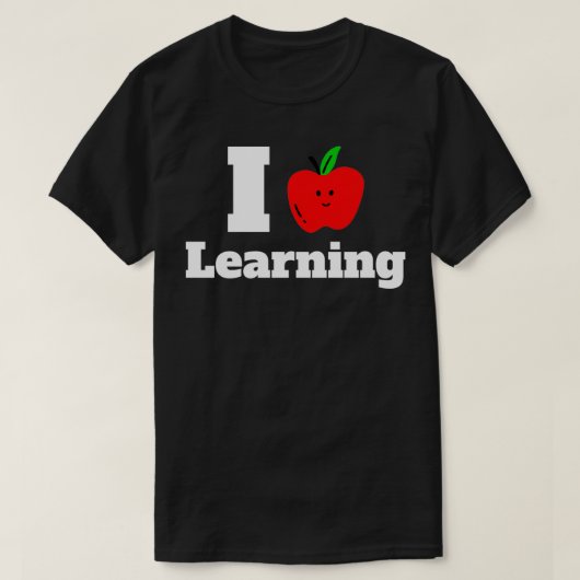 Ik hou van leren 2 t-shirt (Design voorkant)