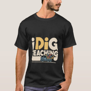 Ik hou van lesgeven aan studenten Onderwijs Inspir T-shirt